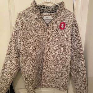 Women’s Ohio State Sherpa 1/4 Zip Pullover Size: M